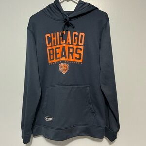 NFL team apparel Chicago Bears Navy Hoodie size adult M